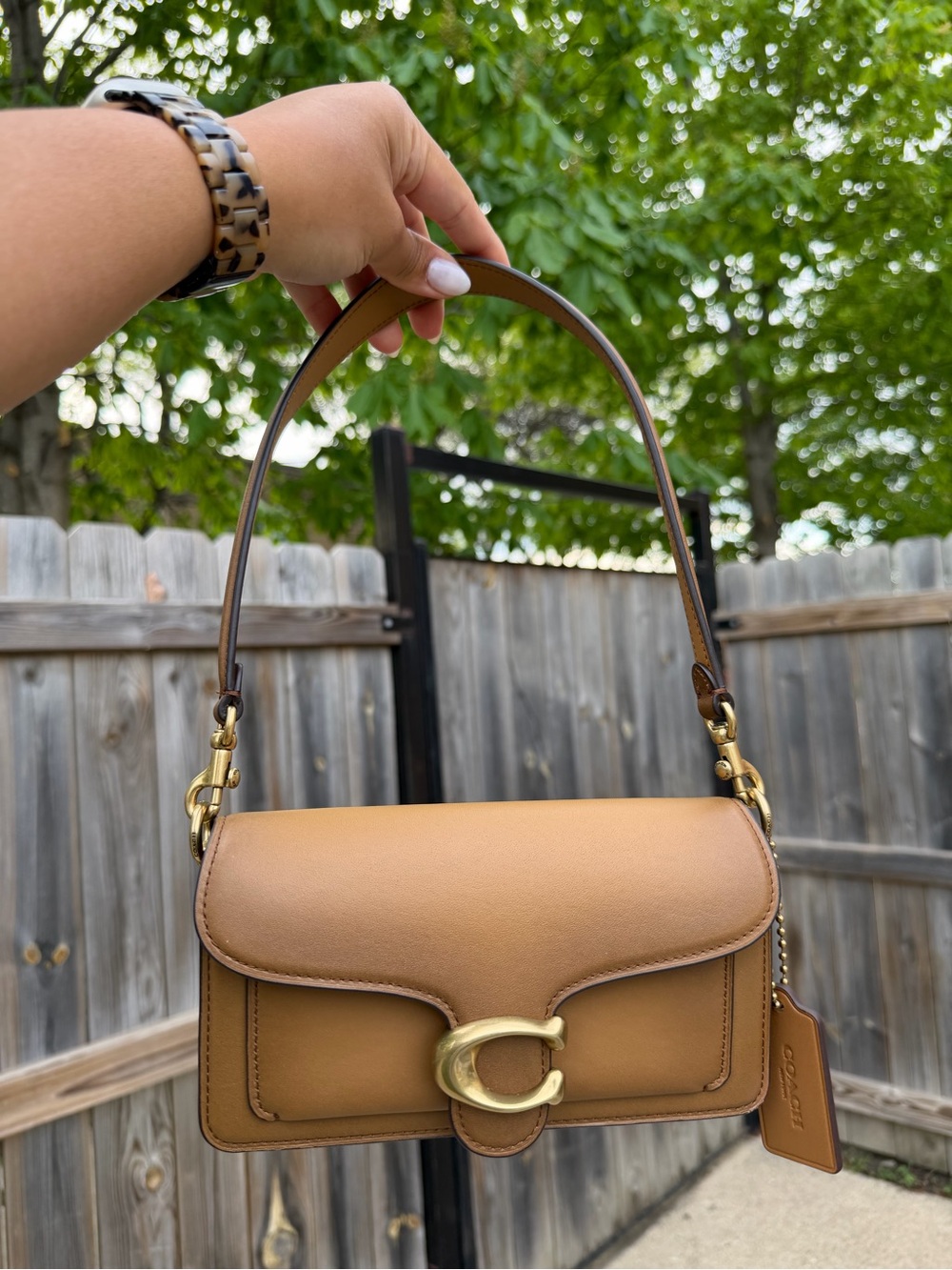 Coach Tabby 20 in Honey Brown